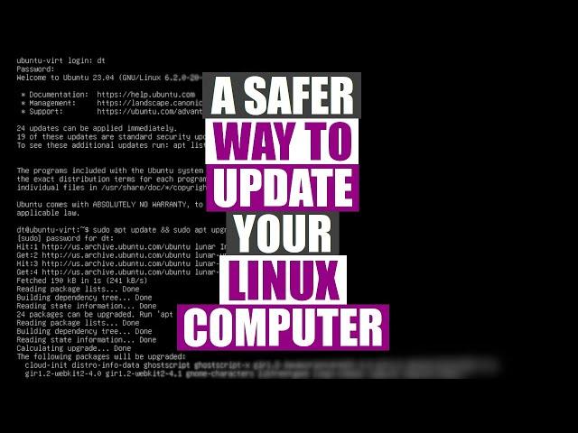 Stop Updating Your Linux Computer Within The GUI