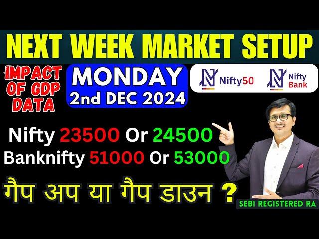 Nifty Prediction and Bank Nifty Analysis for MONDAY 2nd DECEMBER 2024 | Nifty Bank nifty Tomorrow