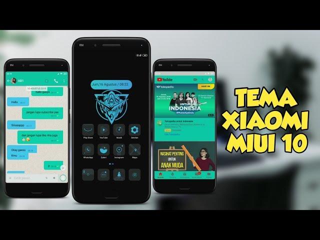 5 Tema Xiaomi MIUI 10 Terbaru Tembus Semua Aplikasi ️️