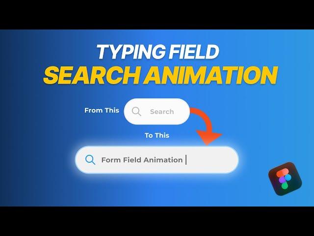 How to Design a Search Bar Typing Animation in Figma