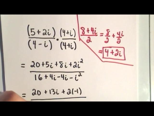 Complex Numbers - Multiplying and Dividing