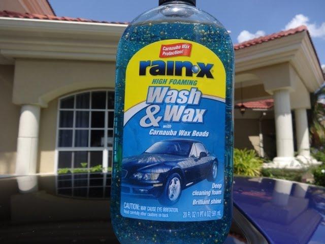 Rain X Wash and Wax with Carnuba Wax Beads Review and Test Results.