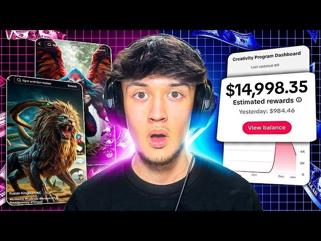 How To Make VIRAL AI Animal Fusion TikTok Videos (Make $14,998 In 30 Days)