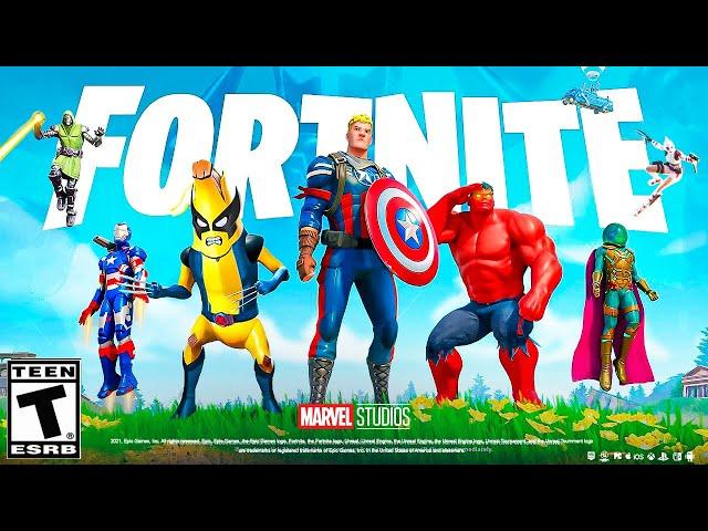 VAZOU! PRIMEIRAS IMAGENS OFICIAIS da TEMPORADA 4 CAPÍTULO 5 MARVEL do FORTNITE!