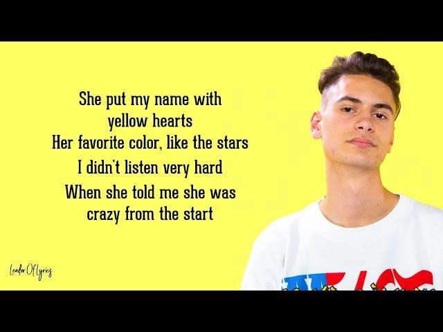 Ant Saunders - Yellow Hearts (Lyrics)  she put my name with yellow hearts 