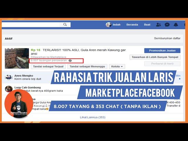 TRIK CARA JUALAN LARIS DI FACEBOOK MARKETPLACE - 2020 TERBARU