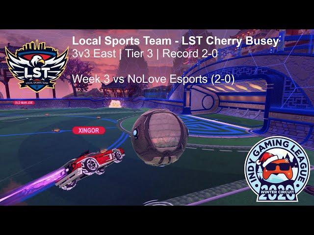 LST Cherry Busey (2-0) vs NoLove Esports (2-0) | IGL Winter 2020 | 3v3 East Tier 3 | Week 3