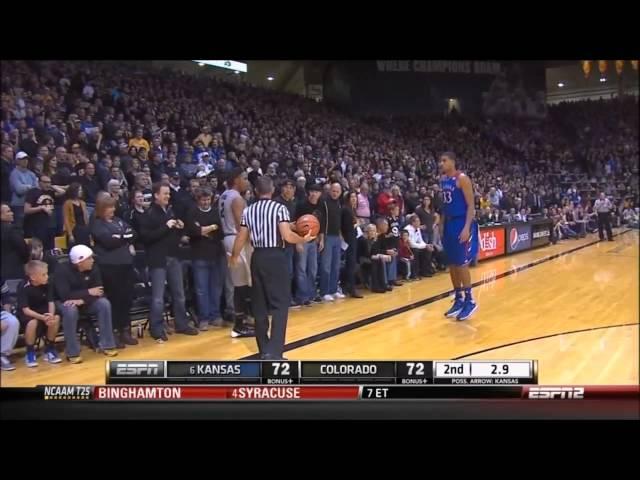 Colorado Beats Kansas 75-72 | Askia Booker