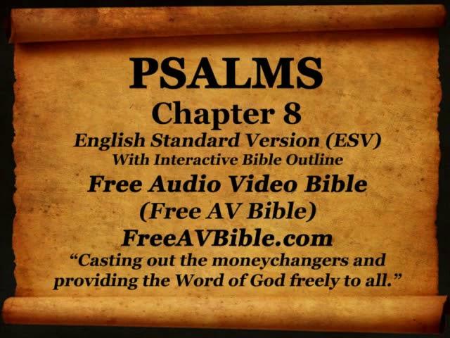 Bible Book 19  Psalms Complete 1- 150. English Standard Version ESV Read Along Bible.