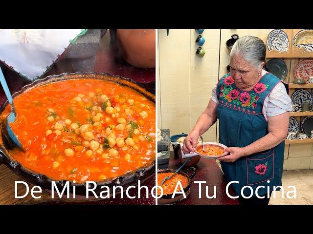 La Autentica Sopa De Garbanzos De Mi Rancho A Tu Cocina