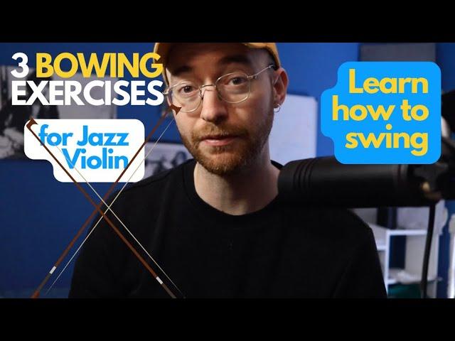 Jazz Violin Lesson-3 Bowing Exercises for Swing