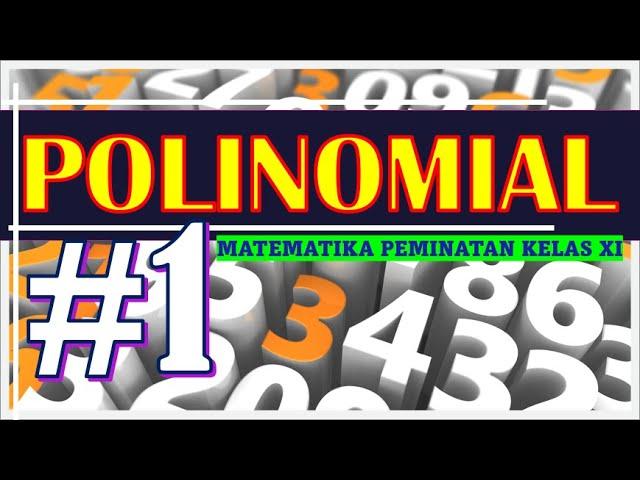 BELAJAR POLINOMIAL (1)