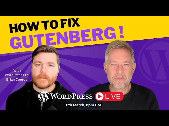 How to Fix WordPress Gutenberg!