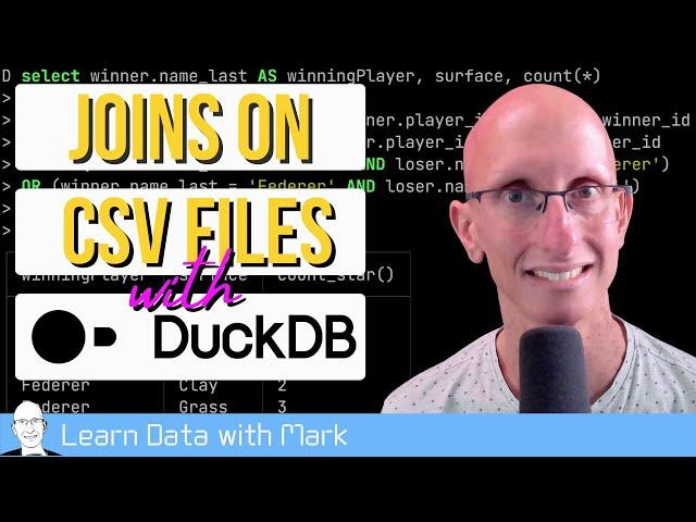 Joining CSV files on the fly with DuckDB