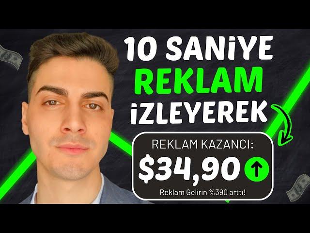 YENİ: 10 SANİYELİK REKLAM İZLE GÜNDE $30 PARA KAZAN! - Reklam İzleyerek İnternetten Para Kazanma