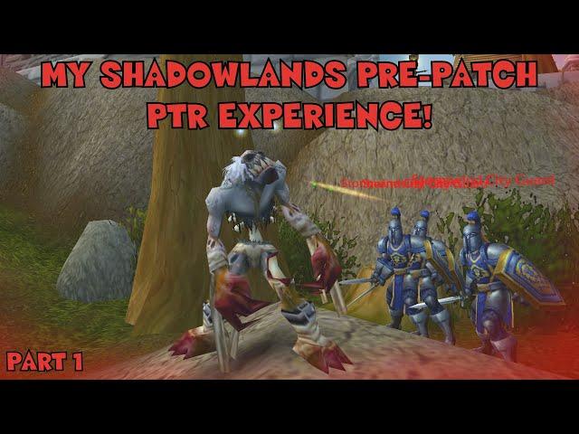 WoW - Shadowlands Pre-Patch PTR Scourge Invasion - Part 1