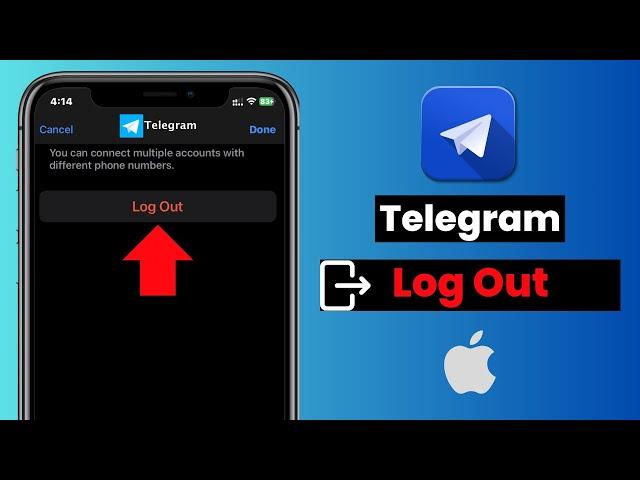 How To Log out of Telegram Account on iPhone | Sign Out of Telegram App