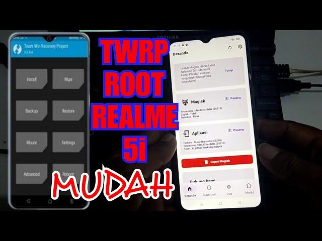 Pasang TWRP dan Root Magisk Delta Realme Dengan Mudah | REALME 5i