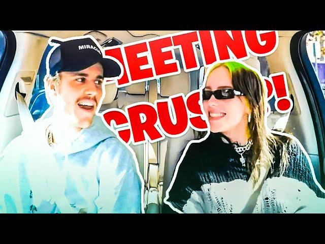 When Celebrities Meet Their Crushes!