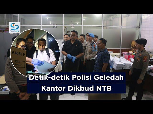 Polisi Geledah Kantor Dikbud NTB Terkait Kasus OTT Pungli Kabid SMK