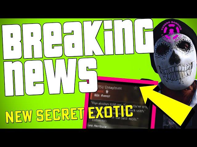 New Secret Exotic | RathBone's Gloves | The Division 2 2022 | PTS Phase 2