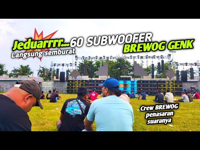 Uwedan Tenan,,60 Subwoofer bikin jantung SemburatCRew BREWOG Heran baru pertama kali dengar 60 Sub