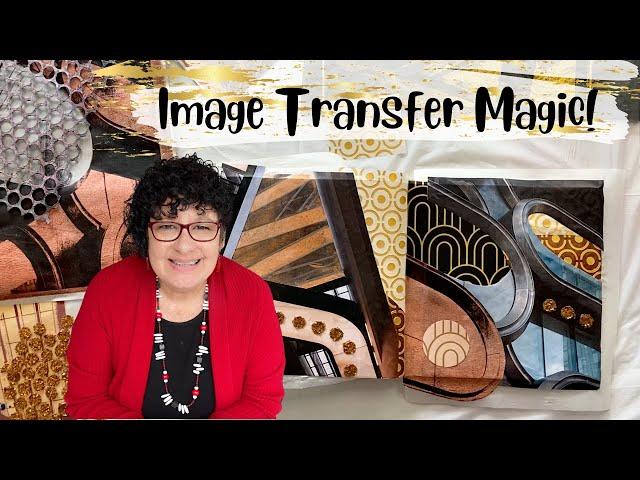 Unlock the Secrets of Image Transfer Collage: Urban Designs with Gel Plate Magic