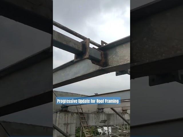 Progressive Update for Roof Framing #progress #update #roof #framing #building #construction #site