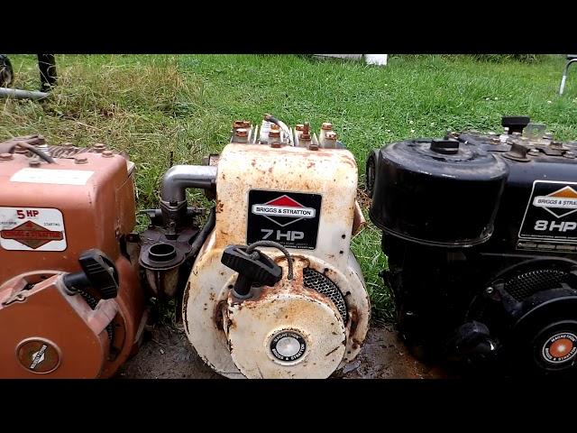 Briggs & Stratton Horsepower & Cubic Inches (Horizontal shaft)