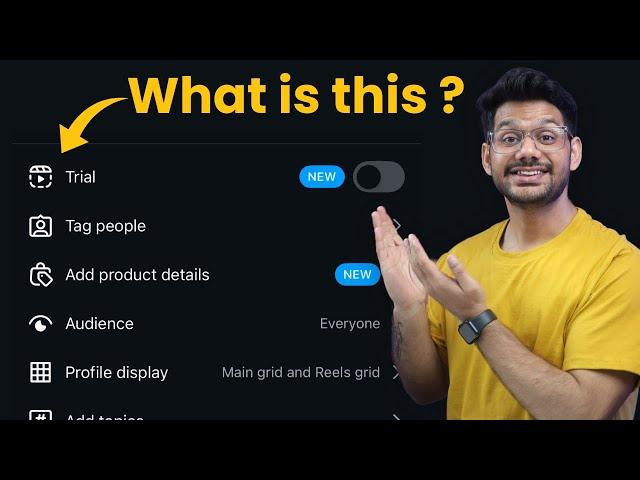 Instagram Trial feature| How to Use Trial Reels Instagram Update | Instagram Trial Option Kya Hai