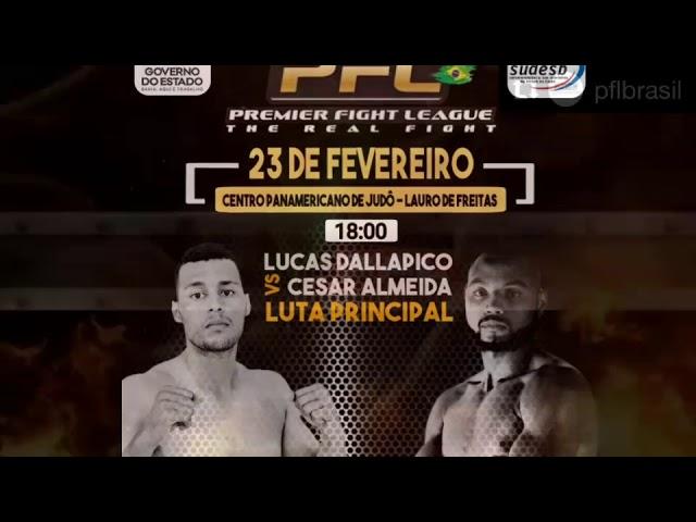 LUTADOR LUCAS NEVES VAI ENCARAR CESAR ALMEIDA NO PREMIER FIGHT LEAGUE