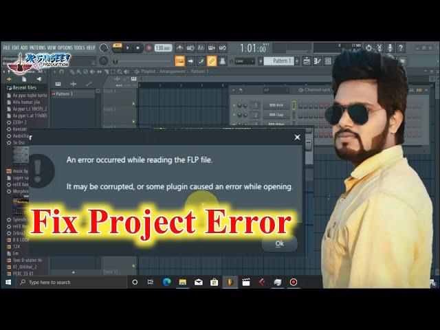 #Fix_An_Error_Occurred_While_Reading_The_FLP_file - How to Fix corrupted FLP Project- Flp Problem