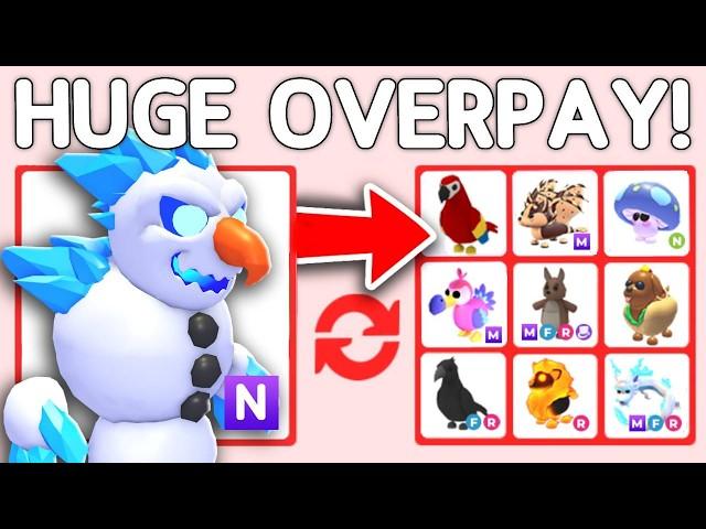 Trading FROSTCLAW In Adopt Me! Roblox