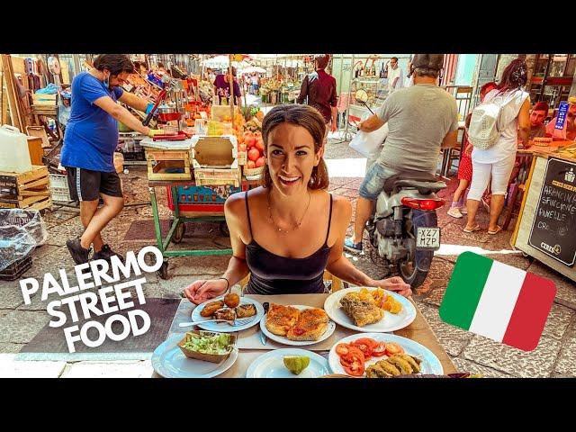 The Best Sicilian Street Food in Palermo, Italy | Day & Night Markets   (DIY SICILY FOOD TOUR)