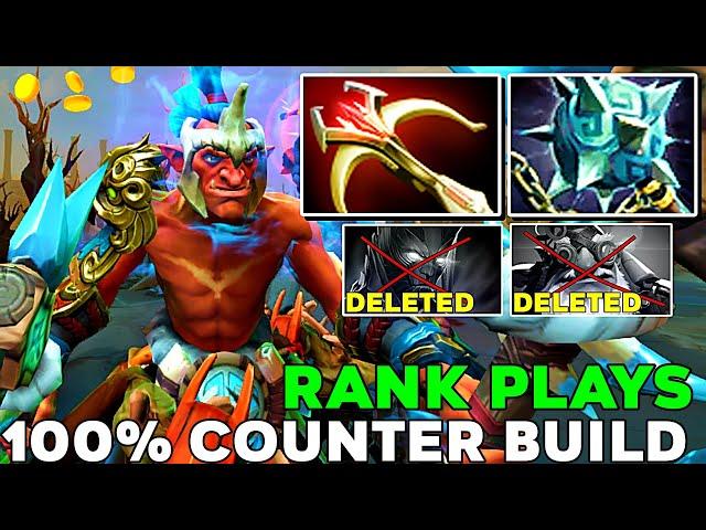 Troll Warlord 100% Counter Build with Gleipnir Real Monster Rank Plays - Dota 2