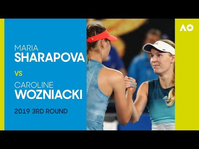 Former champion Maria Sharapova vs defending champion Caroline Wozniacki | Australian Open 2019