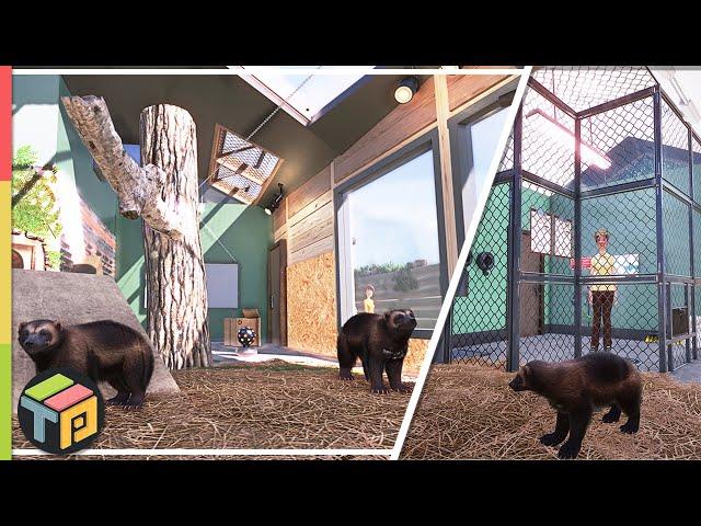 Maximum Detail Tiny Space!!! | Wolverine Habitat | Tiguidou Zoo | Planet Zoo