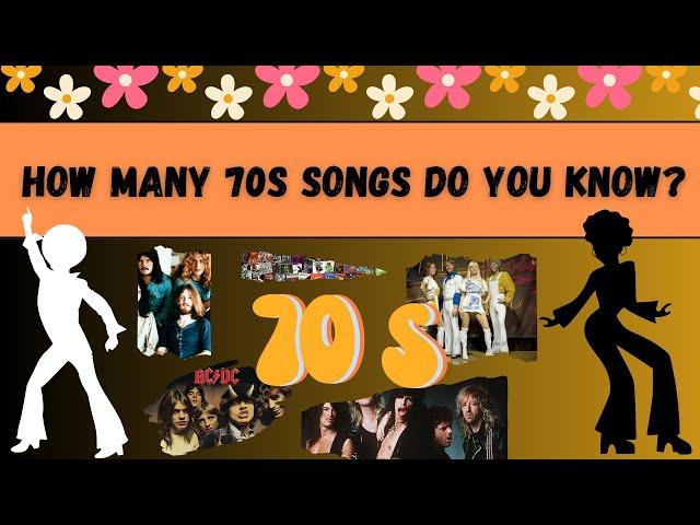 Back to the 70s: EASY Edition  | Trivia/Quiz/Challenge