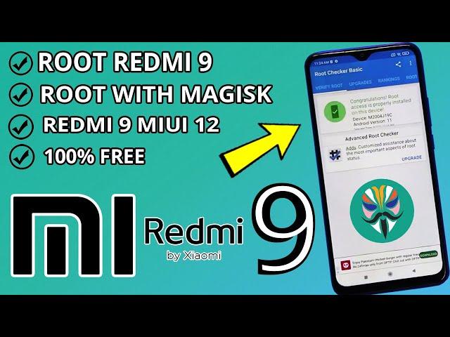 How To Root Redmi 9 | root Xiaomi redmi 9 Miui 12 | Root Redmi 9 Android 11 2024