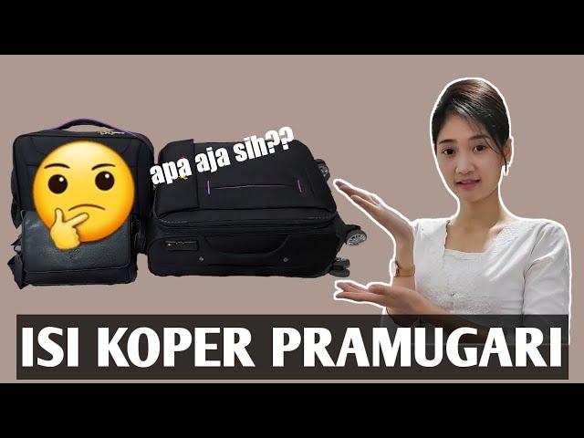 Isi Koper dan Tas Pramugari