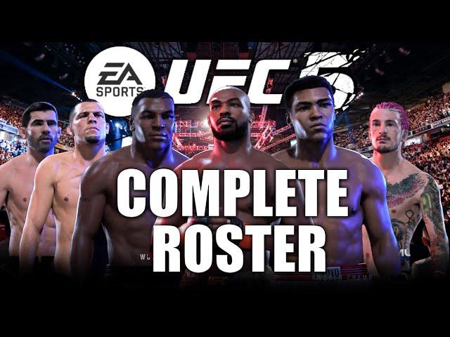 EA UFC 5 Official Roster Revealed!!