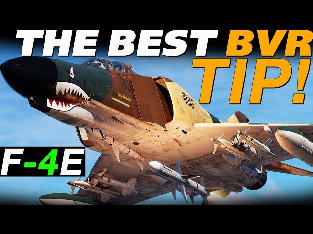 The BEST TIP For BVR Air to Air Success in the DCS F-4E Phantom II!