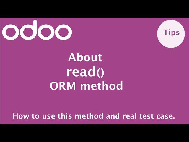 How to use read method in Odoo | Odoo ORM Methods