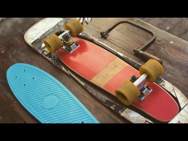 How to Make a Wooden Penny Board | DIY skateboard