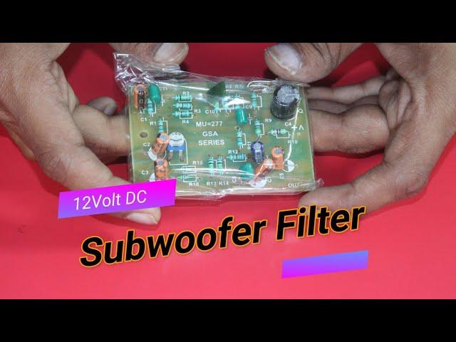 How to Connect Subwoofer Filter or Low Pass Filter with any amplifier Board