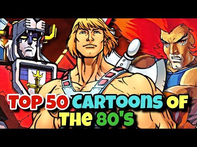 Top 50 Cartoons Of The 80's – The Golden Era Of Saturday Morning Cartoons - Explored- Mega List