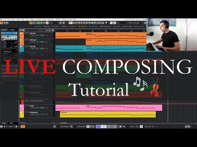 Live Composing Tutorial Cubase | How To Compose Music | Orchestral Cinematic | Audio Imperia Jaeger