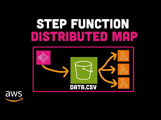 Big Data Processing Using Distributed Maps and AWS Step Functions (S3 + Lambda)