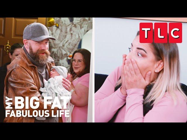 Lennie's Baby Reveal Party | My Big Fat Fabulous Life | TLC