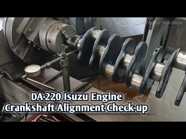 Crankshaft Alignment | DA-220 Isuzu Engine | The ElectroMotive Seaman